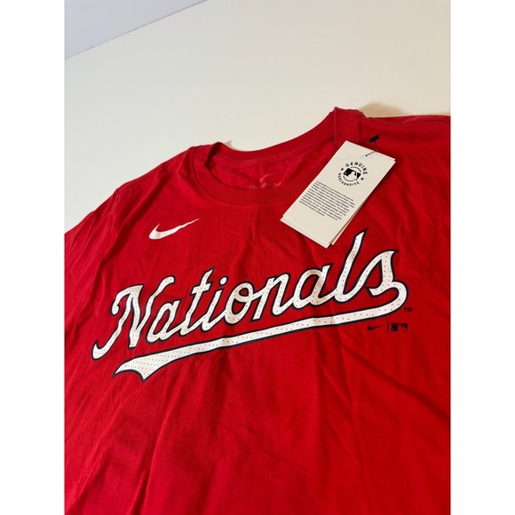 Nike MLB Washington Nationals CJ Abrams 5 T Shirt Men's Medium Red NWT - Picture 2 of 11